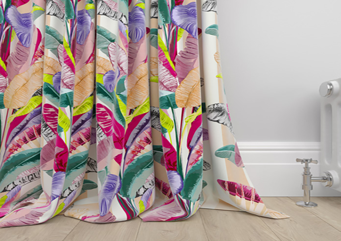 Palm Springs, Peach Stripe - Made To Measure Curtains - Image 6